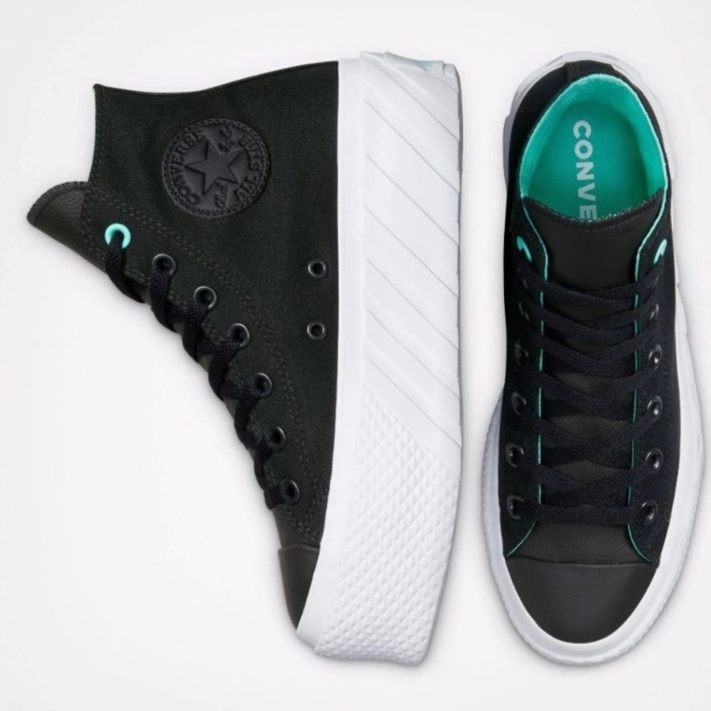 Converse - Chuck Taylor All Star high top, 2x platform - black
